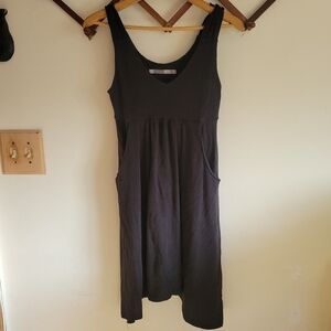 Athleta Mini Dress Tank Top Dark Gray Stretchy Extra Small XS